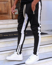 Load image into Gallery viewer, Jogging casual Hombre Pantalones de aptitud de los hombres ropa deportiva pantalones de chándal ajustados pantalones de chándal Pantalones negro gimnasios Jogger Pantalones